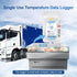 1 Pack, 60 IP67 TempU02 Tzone Temperature Data Logger USB with PDF Report Single Use Thermometer Logger Disposable Temp