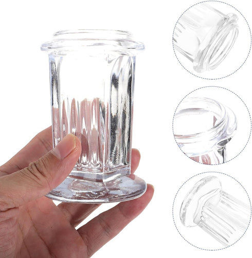 Terrarium Microscope Slides with 5-Slide Coplin Staining Jar, Clear Glass for Laboratory Experiments