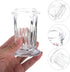 Terrarium Microscope Slides with 5-Slide Coplin Staining Jar, Clear Glass for Laboratory Experiments