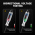 Upgraded 3-72V Digital Automotive LED Circuit Tester, DC Voltage Test Light with Voltmeter & Portable Spring Wire