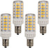 LED E12 Candelabra Bulb, 5W 600LM, Salt Rock Lamp Appliance Refrigerator Light Replacement, 60 Watt C7 Incandescent