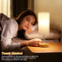 3 Dimmable 14in Dicoool Touch Bedside Table Lamp with USB - Way Wood Lamp for Bedroom Nightstand, Desk Lamp