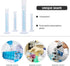 Liquid Measuring Cup Graduated Cylinders Set, Plastic Graduated Cylinder Lab Test Tube, PP Material 10ml / 25ml / 50ml