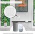 TOPINCN WiFi Gateway Keyless Entry Door Lock Remote Control Lock App Smart Door Lock WiFi Bridge for ZigBee