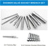 10Pcs Dual-Ended Shower Valve Socket Wrench Set - Faucet Nut Removal Tool for Tub & Shower Valve Plumbers