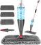 Spray Mop for Floor Cleaning, 3 Washable Pads, Wet Dry Microfiber Mop with 800ml Refillable Bottle for Kitchen