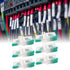 20PCS Wire Splice Connector Lever Nuts, 1 in 2 out Compact Wire Conductor Connector for 10-20AWG Wires