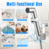 Set JONKEAN Muslim Shower, Water Pressure Control Toilet Bidet Sprayer, Multi-Function Diaper Sprayer for Toilet, Hand