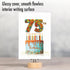 NobleWorks Funny 75th Birthday Card, 75 Year Old Humor Notecard for Milestone Birthdays Celebration - Big Day 75