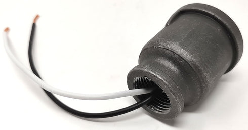 1/2 inch Iron Pipe Lamp Socket That fits Iron Pipe (NPT)