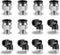 12 Pcs Push to Connect Fittings - 1/2 Inch Tube OD x 1/4 Inch NPT Thread Pneumatic Male Straight and Elbow Air Line