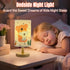 HFYCENYAN Lamps,3Color Kids Lamp,Girls for Bedroom Nightstand Modes LED Bedside Night Light with Koala Bear Cartoon