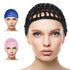 Gjinxi 3-Pack Breathable Nylon Mesh Hair Nets for Women Soft Crochet Snood Cap for Sleeping, Salon, Shower & Food