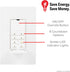 8 Preset, Countdown 40989, 1 Pack, UltraPro Wall Push Timer, Easy-to-Use Options, Manual ON/Off Buttons overrides