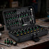 41 Set, 1/4" AEROFORCE PCS Magnetic Nut Driver Impact Drill Driver Bit Hex Shank, SAE & Metric Cr-V Steel Power Nut