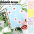Koogel 4PCS Spiral Notebook Journals, A6 Pocket Notebooks, College Ruled Notebooks for Women Gift
