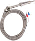 K Type Thermocouple Probe, Shielded Wire Probe for Industrial Temperature Sensing (5m)