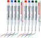 Zhhanhanw 10 Pcs 20MM Long Head Deep Hole Marker Pens,Multi channel long pointed