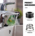 RP4993 Replacement Seats and Springs RP4993 Faucet Repair Seat Spring Kit Faucet Stem Assembly Repair Kit Compatible with Faucet Repair Kit (8 Pieces)