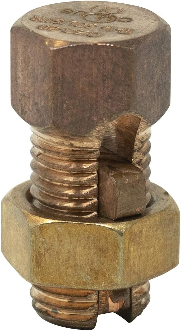 Southwire SB10-14CQ3 Copper Split Bolt Connector, 3PK, 12 10 SOL/STR Equal Run and Tap