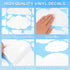 AOWDIAO 40 Cloud Wall Decals - Peel and Stick Clouds Stickers - Assorted Shapes and Sizes for Nursery, Bedroom