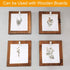 Coideal 20 Pack White Bull Hinge Clips, 2 Inch Large Metal Binder Paper Clips for Food Bags, Photos, Art Crafts