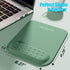 memzuoix Cyan Ergonomic Mouse Pad with Wrist Rest Support, Premium Memory Foam for Laptop, Computer, Home Office