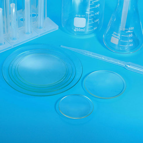 PATIKIL Watch Glass Set, 50mm/70mm/90mm/120mm/150mm Diameter, High Transparent Lids for Lab Supplies