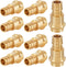 10-Pack LF Brass 1/2" PRESS X 1/2" PEX-A Expansion F1960 Coupling Adapter, Brass Press Fitting