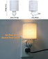 2-Pack Vintage Plug in Night Light with On Off Switch, Replaceable Blub LED Night Lights Plug into Wall Socket, Bright