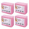500 PCS 13"x18" Disposable Dental Bibs 3 Ply Waterproof Pink Dental Tattoo