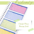 Sinmoe 10 Pcs Spiral Bound Phone Message Book - 5-1/2" x 11" Colorful Carbonless Phone Message Pads for Office
