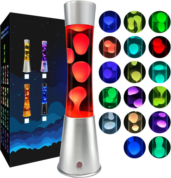 AONESY Liquid Motion Lamps with Remote,17-Color Changing Mood Lamp,15.5 Inch Large LED
