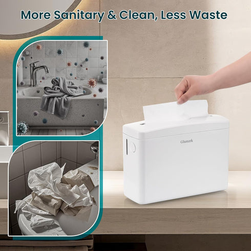 Countertop Commercial Multifold Paper Towel Dispenser, Compact Pop Up Hand Towel Holder for Trifold/Z-Fold Paper