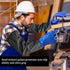 Haiou Long Rubber Gloves, Elbow Length Chemical Resistant with Cotton Lining, 25 inches, Large