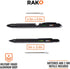 RAK Multi-Tool 2Pc Pen Set with LED Light, Touchscreen Stylus, Ruler, Level, and Screwdrivers
