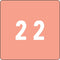 Smead DCC Color-Coded Numeric Label, 2, Pink, 250 Labels per Roll (67422)