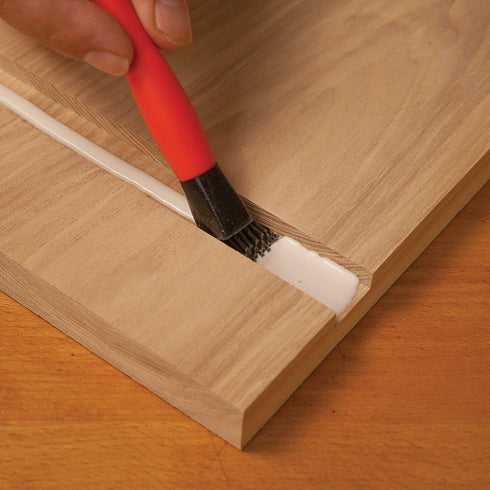 Sili Complete 4-Piece Silicone Glue Kit, Wood Glue with 2 Silicone Brushes, Tray & Comb Applicator Set
