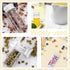 30Pcs 10ml Glass Vials with Aluminium Cap, Small Clear Sample Bottles with Screw Caps