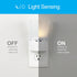 Dimmable 45123, 1 Pack, GE Ultrabrite Sconce LED Night Light GEPlug-In, Energy Efficient, Dusk-to-Dawn Sensor