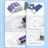 ONTYZZ 10 Pcs White Erasers, Soft Art Erasers, Large White Erasers for Office Writing and Drawing