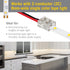 Armacost Lighting 2 Pin LED Strip Light Screw Tape to Wire Connector, 6-Pack 566022