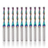10 Pcs Up-Cut CNC Router Bit 1/8 inch Shank, 2 Flute Spiral