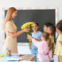Zonon 65 Feet Wavy Rolled Bulletin Board Border, Decorative Straight Trim for Classroom Back to School Decor (Pastel