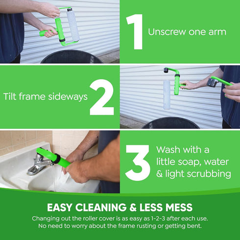 1/2 Better Grip Ultimate Paint Roller & Painting Kit - Ergonomic Grip to Minimize Hand Stress & Fatigue - Get Projects