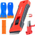 Razor Blade Scraper with 2 Pcs Plastic Scraper, Scraper Tool for Cooktop,