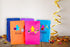 Hygloss Products Pocket Cards, People Paper Cut-Outs, 100 Pcs, 12 Assorted Vibrant Colors, 2 Inches