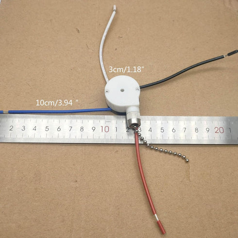 Kangnice 3 4 ZE-208s Speed Wire Fan Light Switchs Replacement Part Upgraded Ceiling Fan Switchs Speed Control Pull