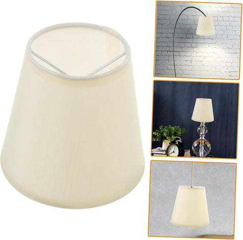 Clip Cloth Lampshade for Table Floor Lamps Modern Replacement Shade Easy Installation Rattan Design Versatile Home