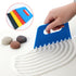 DOPENSPI 8PCS 3PCS Plastic Paint Scraper Tool with Scrapers, Paint Scrapers DIY Graffiti Oil Painting and Drawing Play